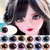 Doll Accessories Glitter Crystal Eyes 10 Colors Bear Animal Eyes  Doll Accessories