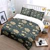 Cloud Pattern Bedding Set in Navy Blue Bedding set (1 duvet cover, 2 pillowcases, duvet not included)