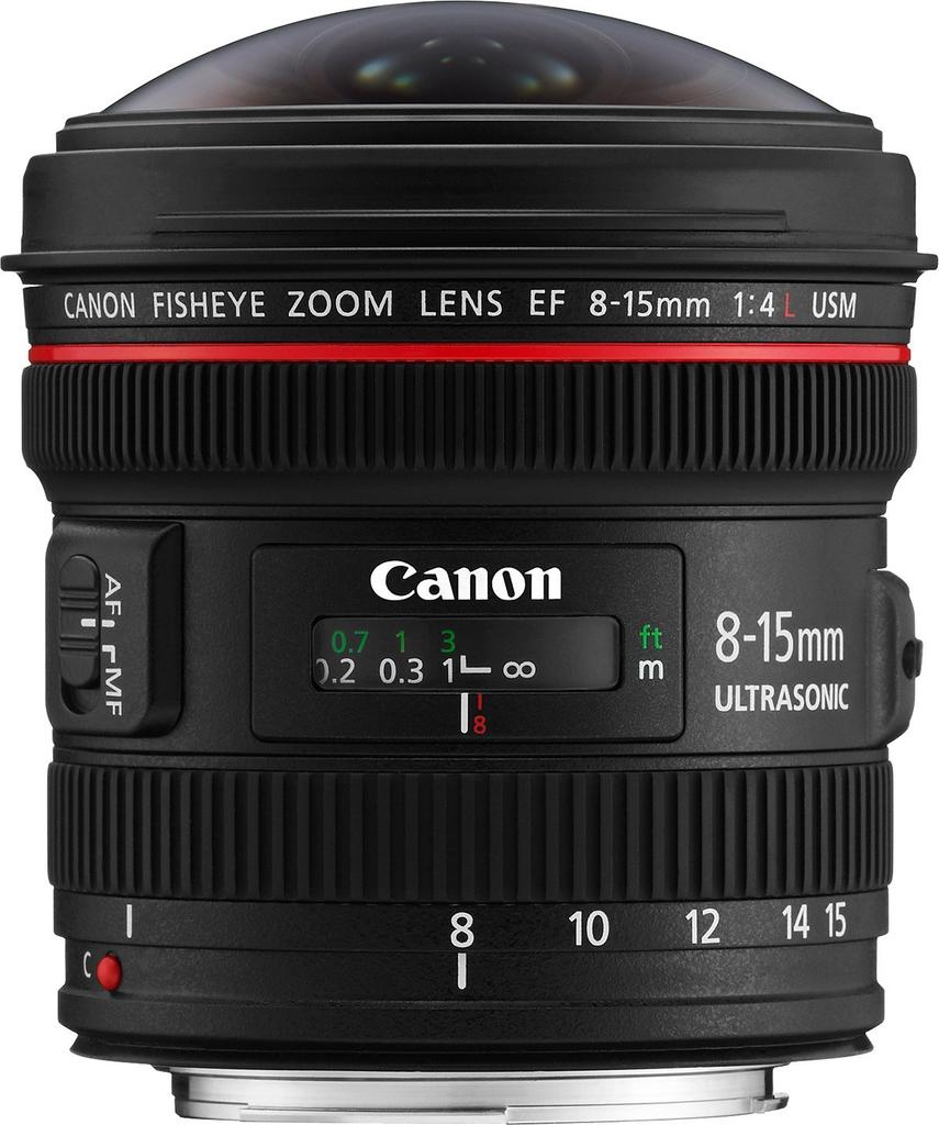 Canon Ultra Wide Angle Zoom Lens F4L Fisheye USM Full Size Compatible EF8-15mm