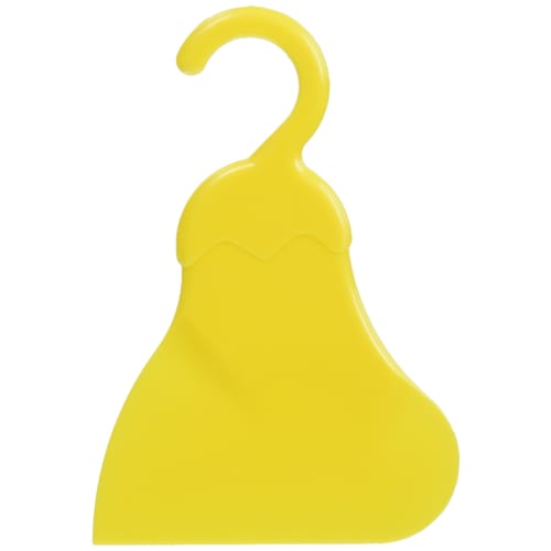 Shimomura Kogyo Full Veggie Smile Kitchen Scraper, Made in Japan, Dishwasher Safe, FVS-640, Yellow, 105 x 80 x 5 mm, Made in Tsubame-Sanjo, Niigata
