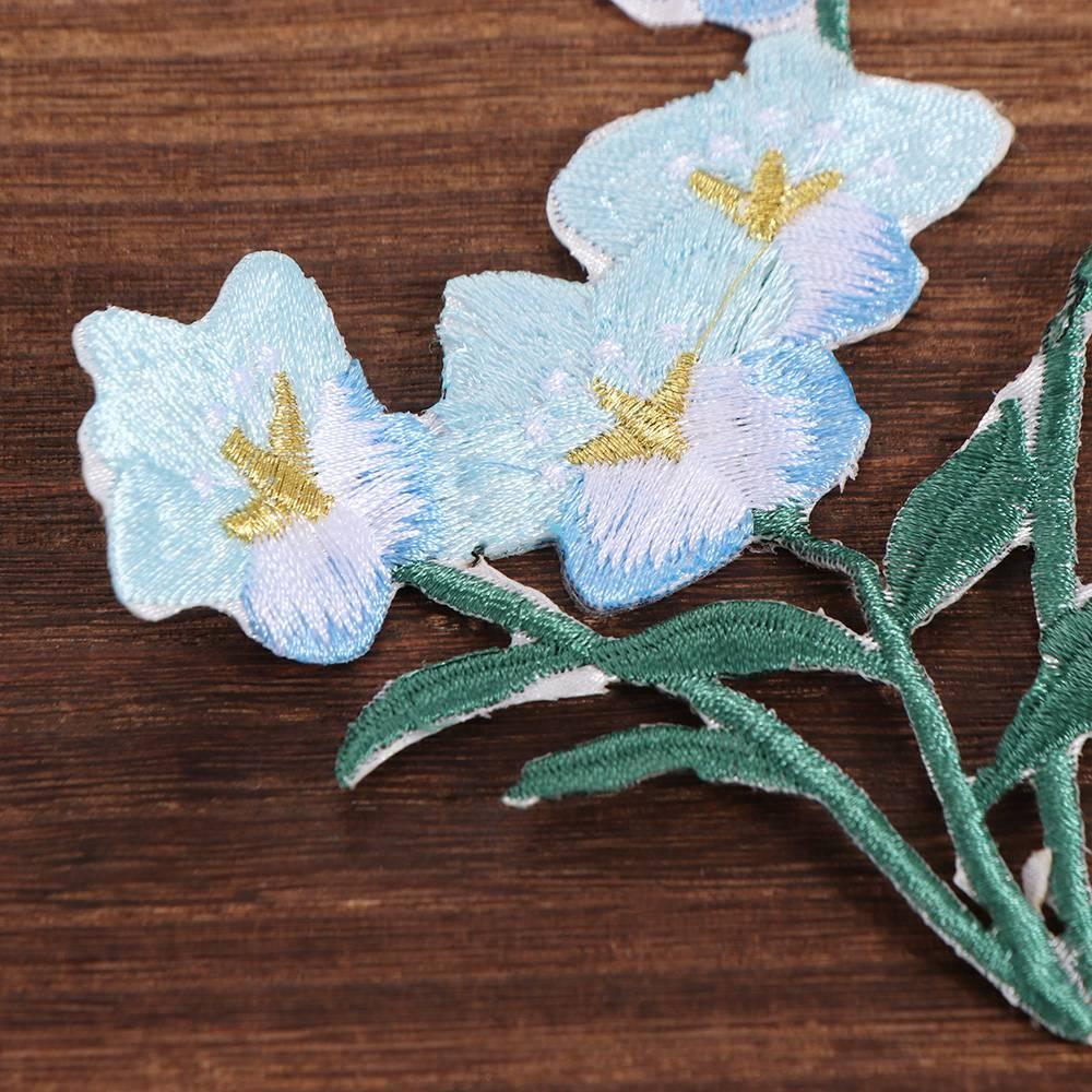 Iron on Clothing Applique Elegant Clothes Patches Flower Embroidered Patches Sewing