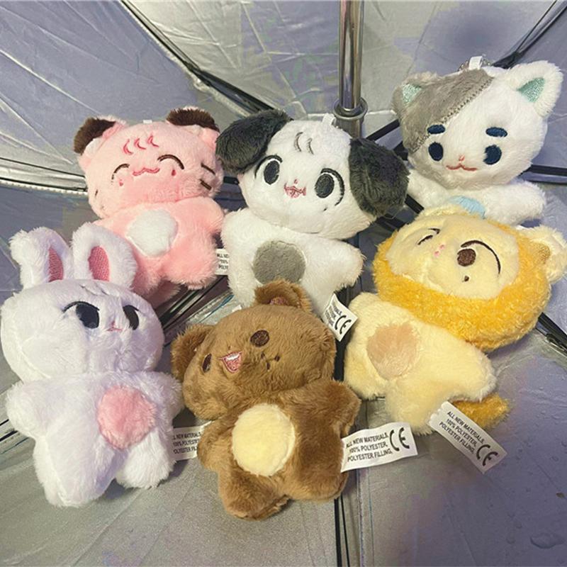 Новый K-pop Кавайный Хлопковый Мультяшный Брелок Украшение Мини Креативная Милая Сумка на Плечо Плюшевый Подвеска Подарок для Фанатов Рюкзак Брелоки