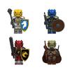 Collection-Vintage Warrior Building Blocks Minifigures Children's Toys