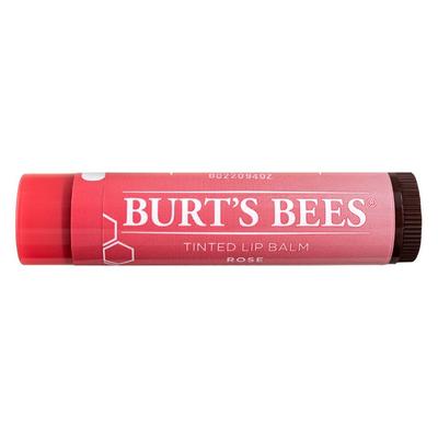 Оттеночный бальзам для губ Burt's Bees, роза, 4,25 г, 1 шт.