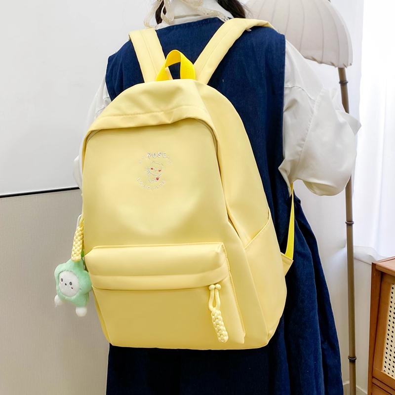 Комплект из трех рюкзаков с мультяшным принтом, школьный рюкзак для девочек, большой вместимости, для учеников начальной и средней школы