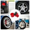 Car Wheel Polishing Waxing Sponge With Lid Tire Wash Wipe Water Suction Sponge Pad Wax Polishing Tyre Cleaning Tools