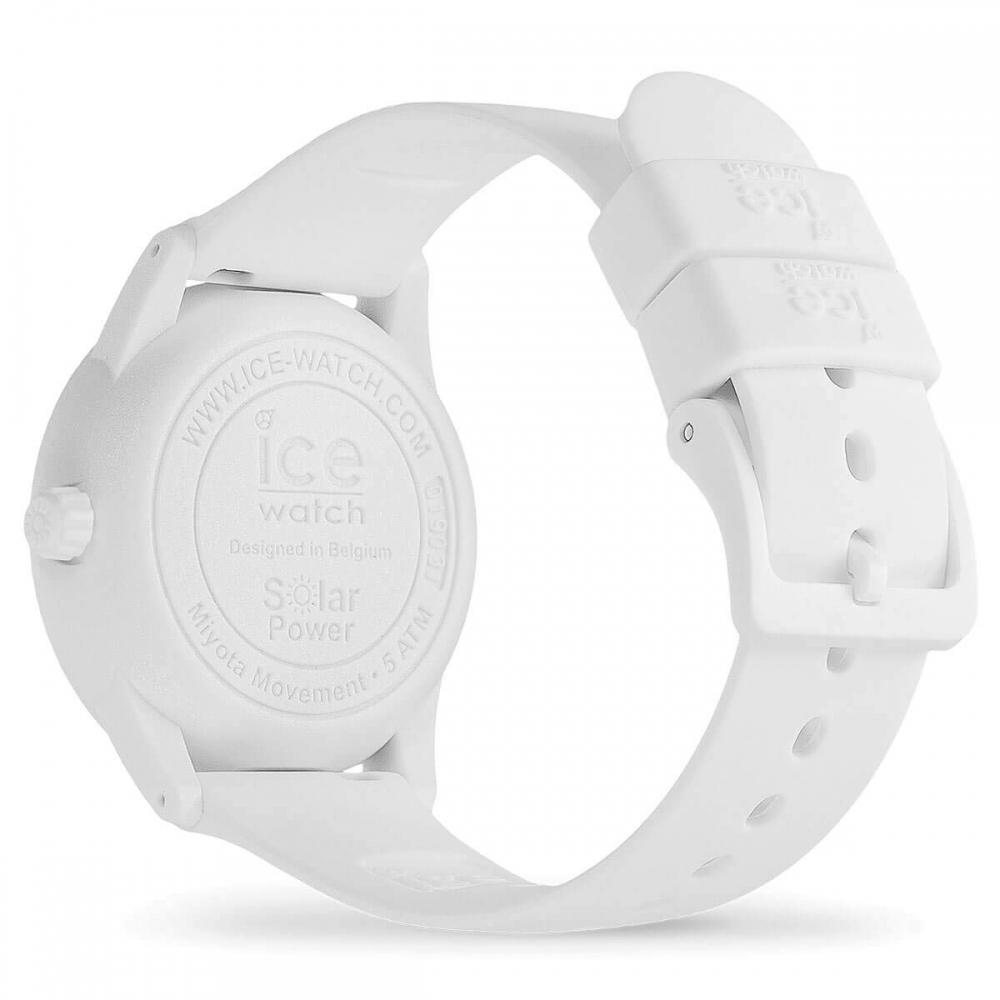 Авторизованный дистрибьютор [Ice-Watch] Женские часы Ice Watch 019031 Sun Solar ICE солнечная энергия Coral Leaf Маленький силиконовый ремень