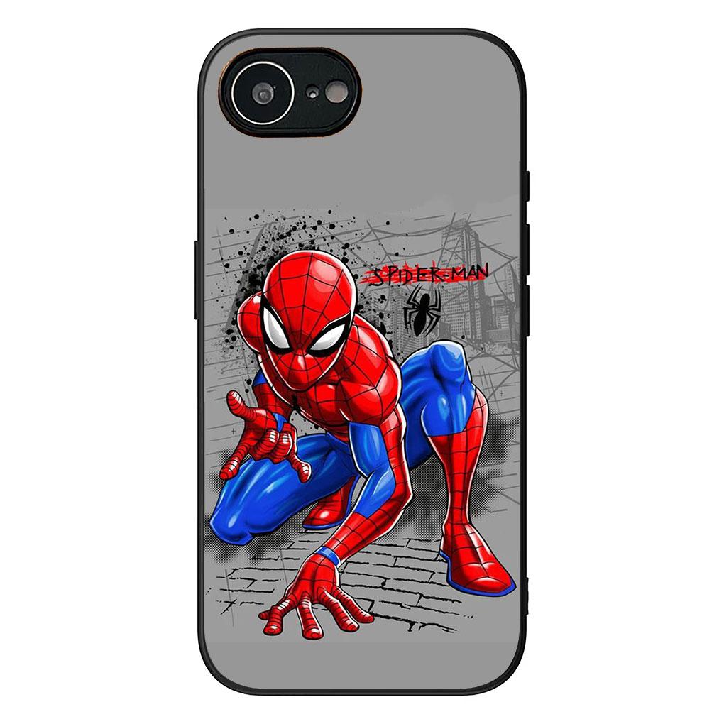 Чехол для телефона Spider Man Marvel Spiderman для Motorola Moto Edge 70 60 Fusion NEO Pro G Stylus G56 G96 G52 G04 G05 20 Мягкий чехол