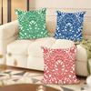 Retro Pattern Cushion Cover Soft Short Plush Pillow Cover Smooth Cozy Texture Aesthetic Cushion Case Home Decor