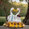 Duck Ornament for Home and Bedroom, Outdoor Courtyard, Garden Decoration, Resin Crafts, Creative Wedding Gift, Couple