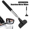 1Pc Portable Rainy Glass Window Cleaning Tool Wiper Extendable Handle Car Side Mirror Squeegee