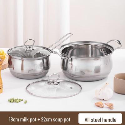 Набор из 2 кастрюль Lecoo Star Chef из нержавеющей стали