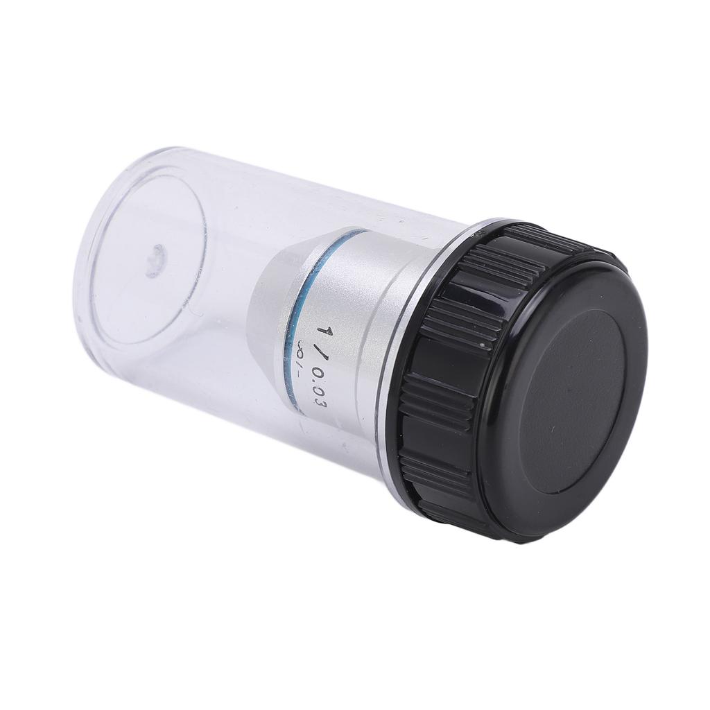 1X Microscope Objective Lens 195 Infinity Achromatic Low Power Objective Lens RMS Thread 20.2mm