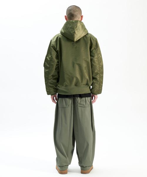 Alpha Industries Худи с капюшоном Ma-1 Og-107 Зеленый