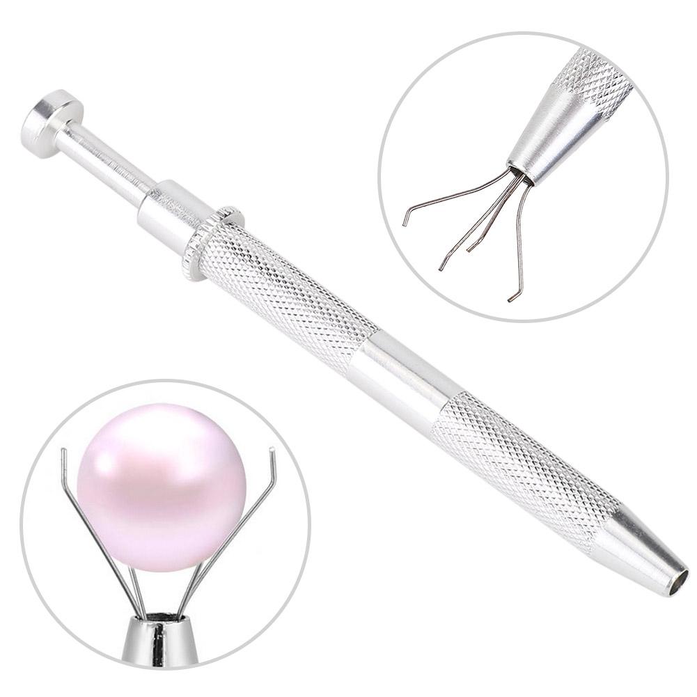 Профессиональный металлический зубец алмазные бусины держатель инструмента пинцет ювелирные изделия аксессуары