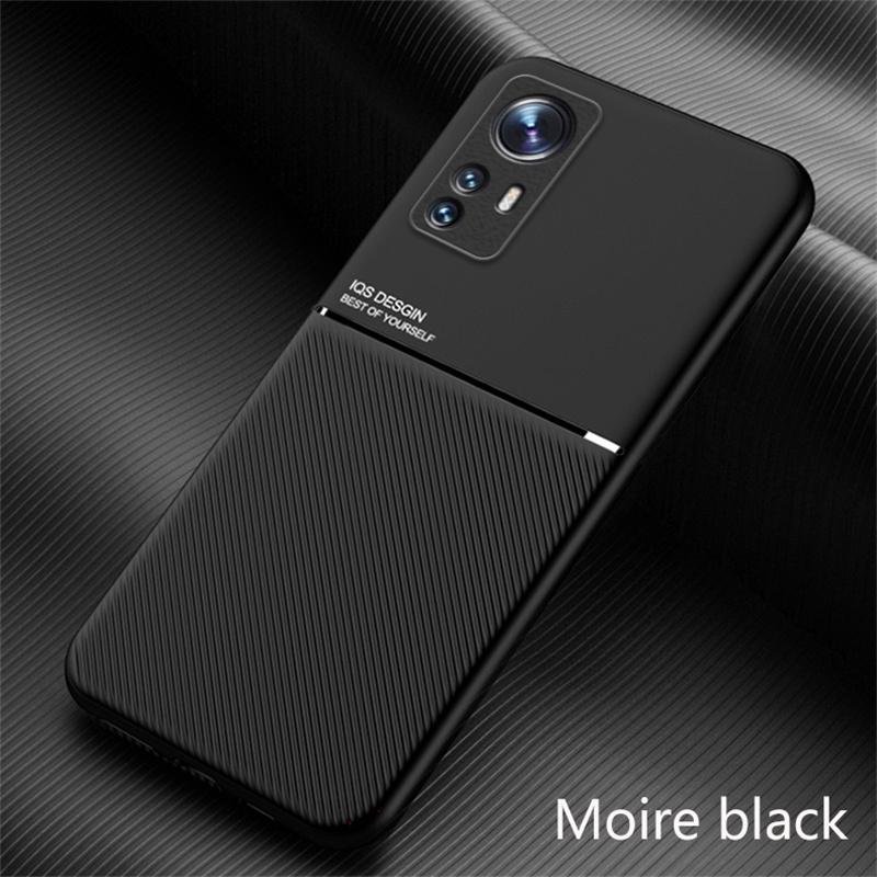 For Xiaomi Mi 12 Pro 12X 5G Case Luxury PU Leather Texture Soft Back Cover for Xiaomi Mi12 Mi12X Magnetic Holder Phone Cases