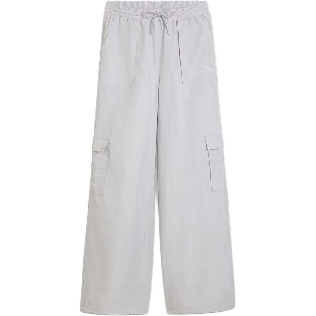 Puma Dare To FW24 Midnight Mo Fashion Loose Comfortable Casual Pants Women Bottoms Light-Gray 630923-09
