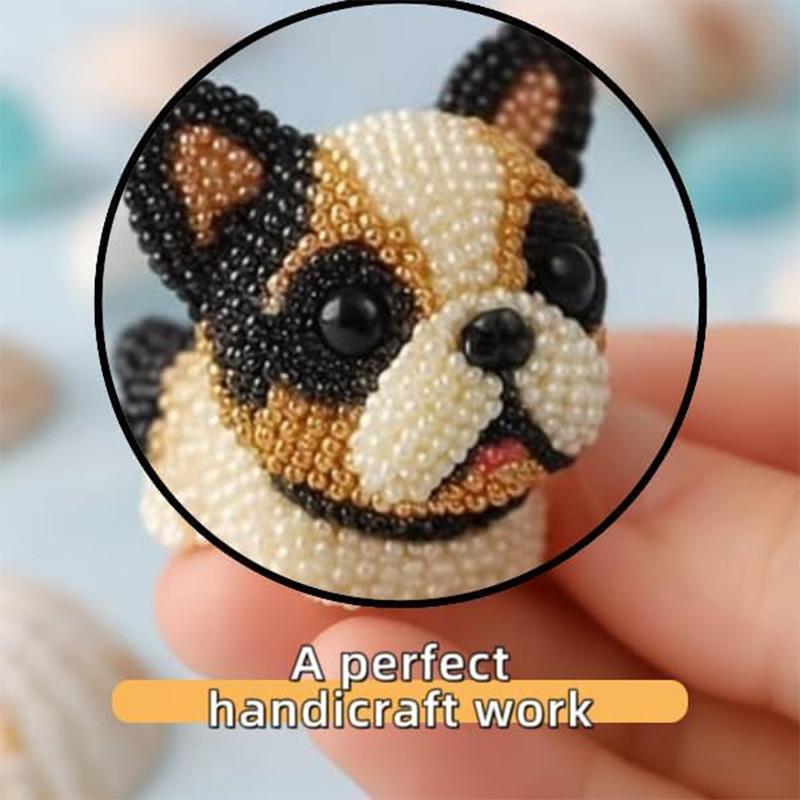 3D Beaded Animal Craft Kit DIY Animal Beading Kit for Adults Handmade Tiny 3D Beaded Animal Craft Kit for Creative Projects