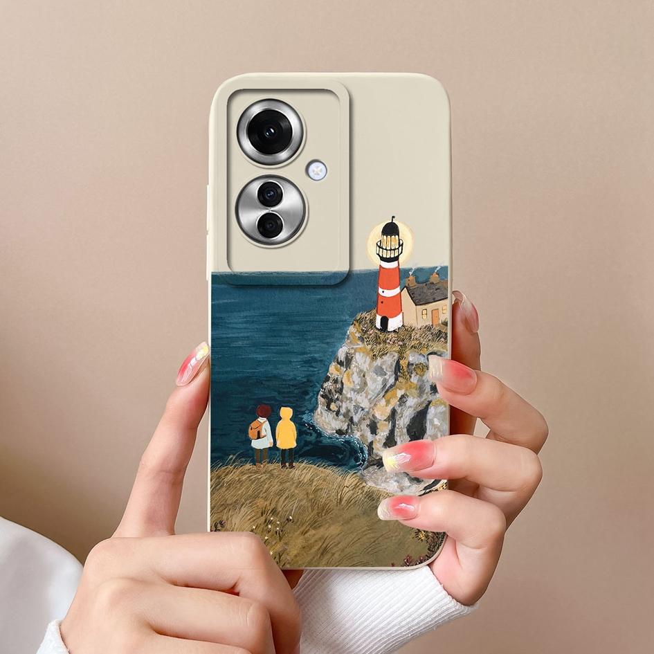Задние чехлы для OPPO A2M Realme 12 Lite A59 A1i A60 Reno11 F Capas Популярные черно-белые силиконовые мягкие сумки с леопардовым принтом для OPPO