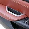 ABS Chrome Car Door Storage Box Handle Trim Cover For BMW X3 X4 F25 F26 11-2017