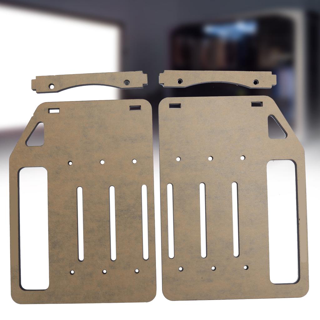 Acrylic Hard Drive Bracket Stand DIY 3.5in Hard Disk Shelf HDD Black Cage YJY3F002