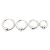 Charm Punk Circle Vintage Korean Stud Earrings Hoop Earrings Men Jewelry Stainless Steel Earrings