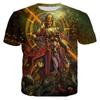 Новая горячая распродажа крутая футболка мужская/женская футболка с принтом Sun Wukong 3D футболки с коротким рукавом в стиле Харадзюку футболка уличная одежда топы