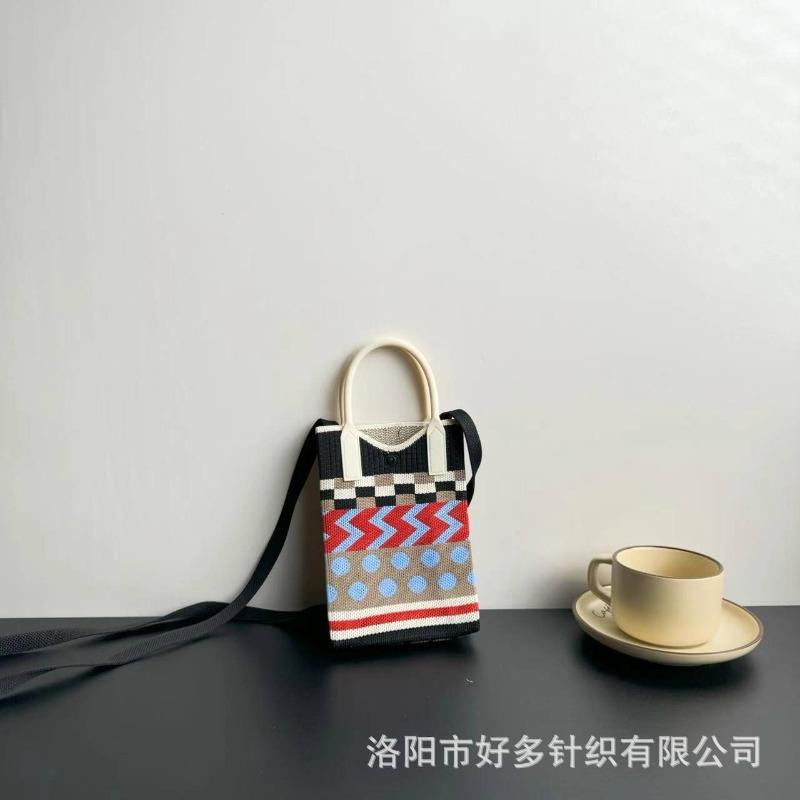 Премиальный сенсорный ns сумка для мобильного телефона новая мультяшная вязаная сумка дофаминовая ниша универсальная сумка-мессенджер через плечо сумочка