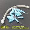 Dental Suction Tube Suction Pipe Drying Set for Accurate Suction Finalize with Washing Endo Irrigation Needle Tip Material