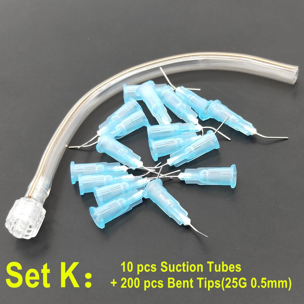 Dental Suction Tube Suction Pipe Drying Set for Accurate Suction Finalize with Washing Endo Irrigation Needle Tip Material