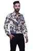 BestMan CottonA  ShirtA  For Men Long Sleeve Printed Spread CollarA  Slim Casual