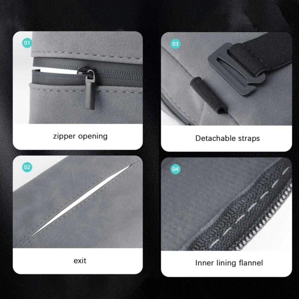 Wear-resistant Car Tissue Box Nappa Leather Paper Towel Organizer Car Seat Head Back
