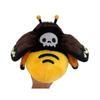Death's Head Hawkmoth Plush Toy Stuffed Gothic Style Halloween Plush Toy for Kids Halloween Decor Doll Cartoon Gifts Home D