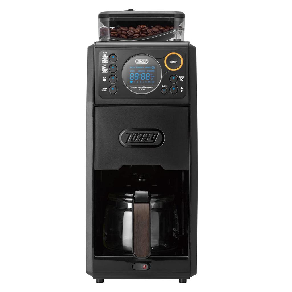 Индивидуальная капельная кофеварка с полностью автоматической мельницей Дробилка Помол зерен Плавная регулировка температуры 3 уровня вкуса Функция таймера Режим очистки