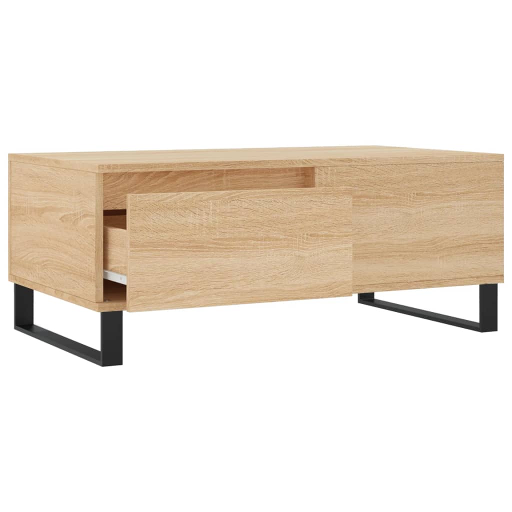 Coffee Table Sonoma Oak 90x50x36.5 cm Particleboard