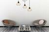 Golden Spider Ceiling Hanging Lamp, Wire Plafon