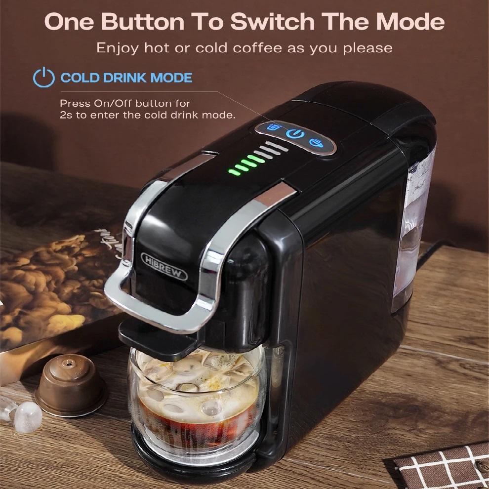 Капсульная кофемашина, полностью автоматическая бытовая небольшая домашняя кофемашина, портативная универсальная капсульная машина самообслуживания