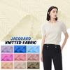 100x160 см эластичная трикотажная жаккардовая ткань тканая текстура эластичная трикотажная ткань для самостоятельного шитья женские платья свитера брюки пэчворк