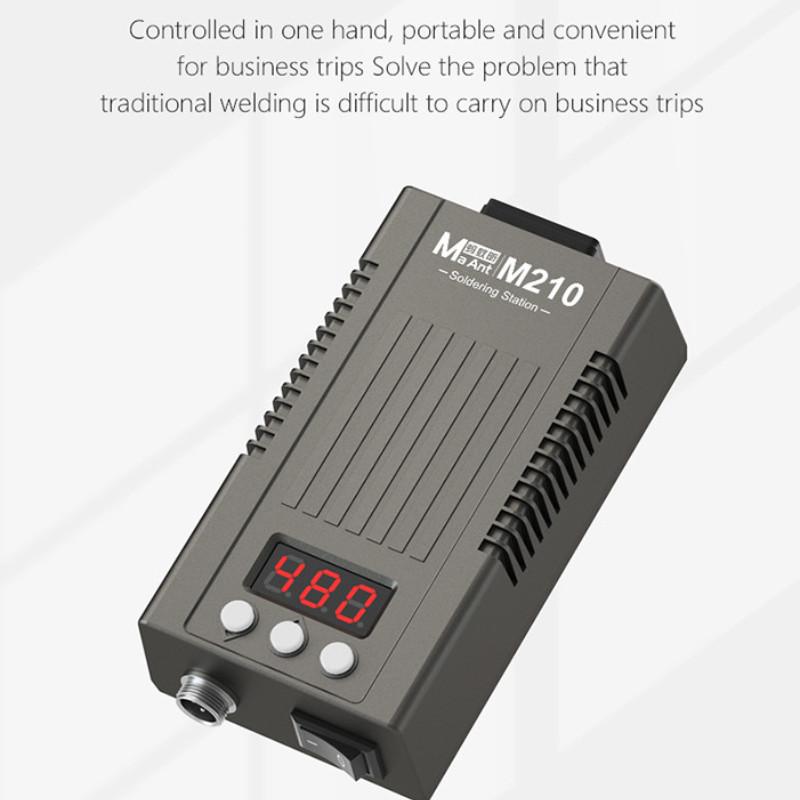 M210 Прецизионная Портативная Сварочная Станция Маленькая Умная Паяльная Станция Мобильный Телефон PCB IC Ремонт Сварочные Инструменты