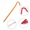 16Pcs Aluminum Alloy Tent Peg Sharp Tip Heavy Duty Bright Color Lightweight Outdoor