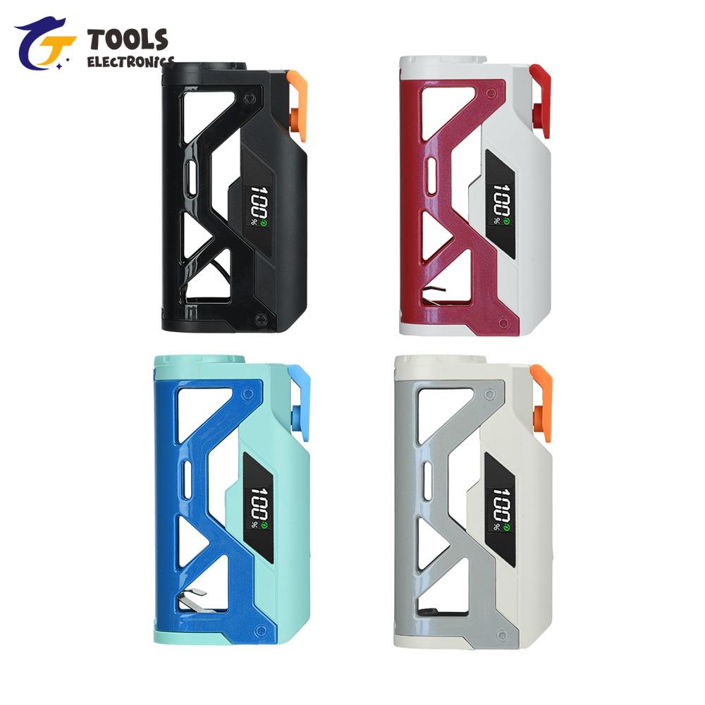 Набор для сборки Power Bank 21700 без пайки с цифровым дисплеем, Power Bank в корпусе-капсуле в механическом стиле, портативный корпус для аккумулятора