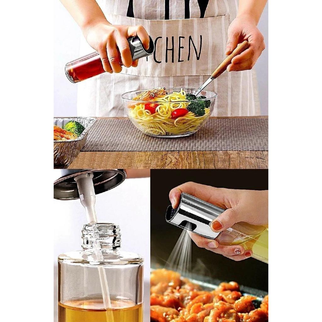 Spray Oil And Vinegar Bottle 100 Ml. Spray Oil Sprayer For Airfryer