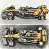1675PCS Technical Performance Orange MCL39 Racing Car Building Blocks MOC Race Car Model Assembly Toy Birthday Gift for Boys