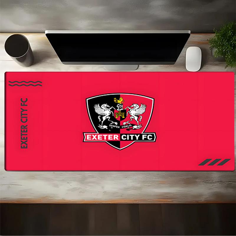 Exeter City Fc Crest Mouse pad, Gaming Mouse Pad, keyboard pad, Desk Decor for computer notebook Fan Gift Birthday Gift
