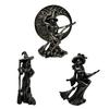 Sexy Witch Figurine Gothic Witch Ornament Desktop Decorative Witch Sculpture Gift for Witches Lovers Cabinet Mantel Decoration