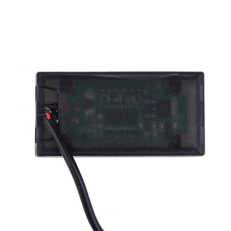 Digital Voltmeter LED Display DC10-150V for Moto with Waterproof Bracket for Reliable Automotive Use