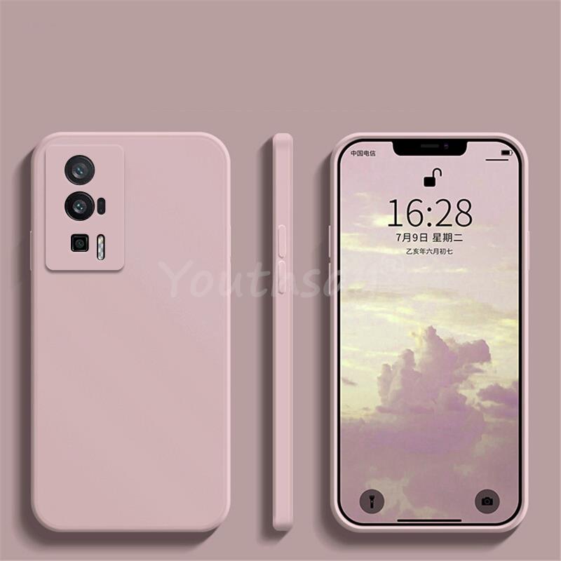 Для Xiaomi POCO F5 F4 Pro Чехол силиконовый жидкий официальный чехол для телефона POCO X5 Pro Чехол TPU Защитный чехол POCO M5 Pro Чехол