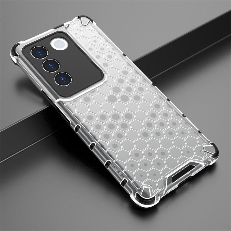 Для чехла Vivo V27 Pro Чехол Vivo V27E V23 V25 V27 Pro Броня ПК Ударопрочный Мягкий Силиконовый Защитный Чехол для Задней Панели Телефона Vivo V27 Pro