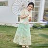 Набор Hanfu с юбкой-«лицо лошади» для девочек LUSON