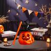 Хэллоуин Тыква Фонарь Светодиодный Светящийся Свет Тыквы Украшение Портативный Ручной Ночник для Украшения Вечеринки на Хэллоуин